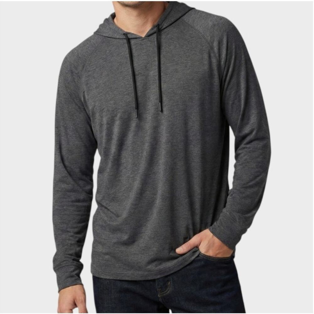 MTA Sport Mens XXXL Gray Hooded TShirt Polyester